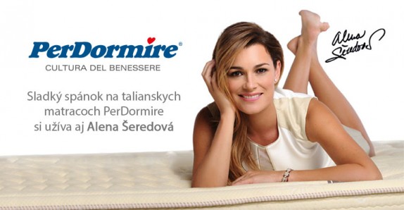 Alena Šeredová tvárou matracov PerDormire